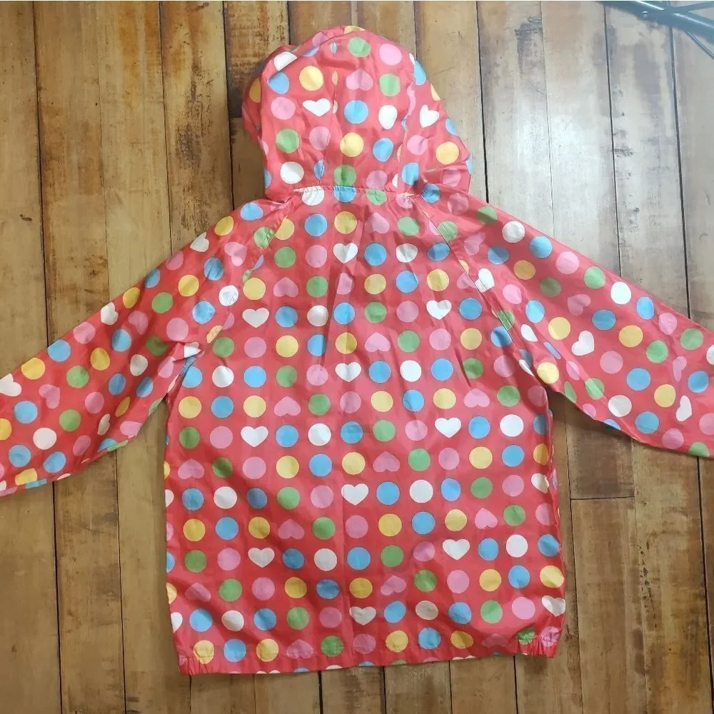 Children's Place Jacket Anarok size 7 to 8 pink windbreaker Vintage packable Y2K